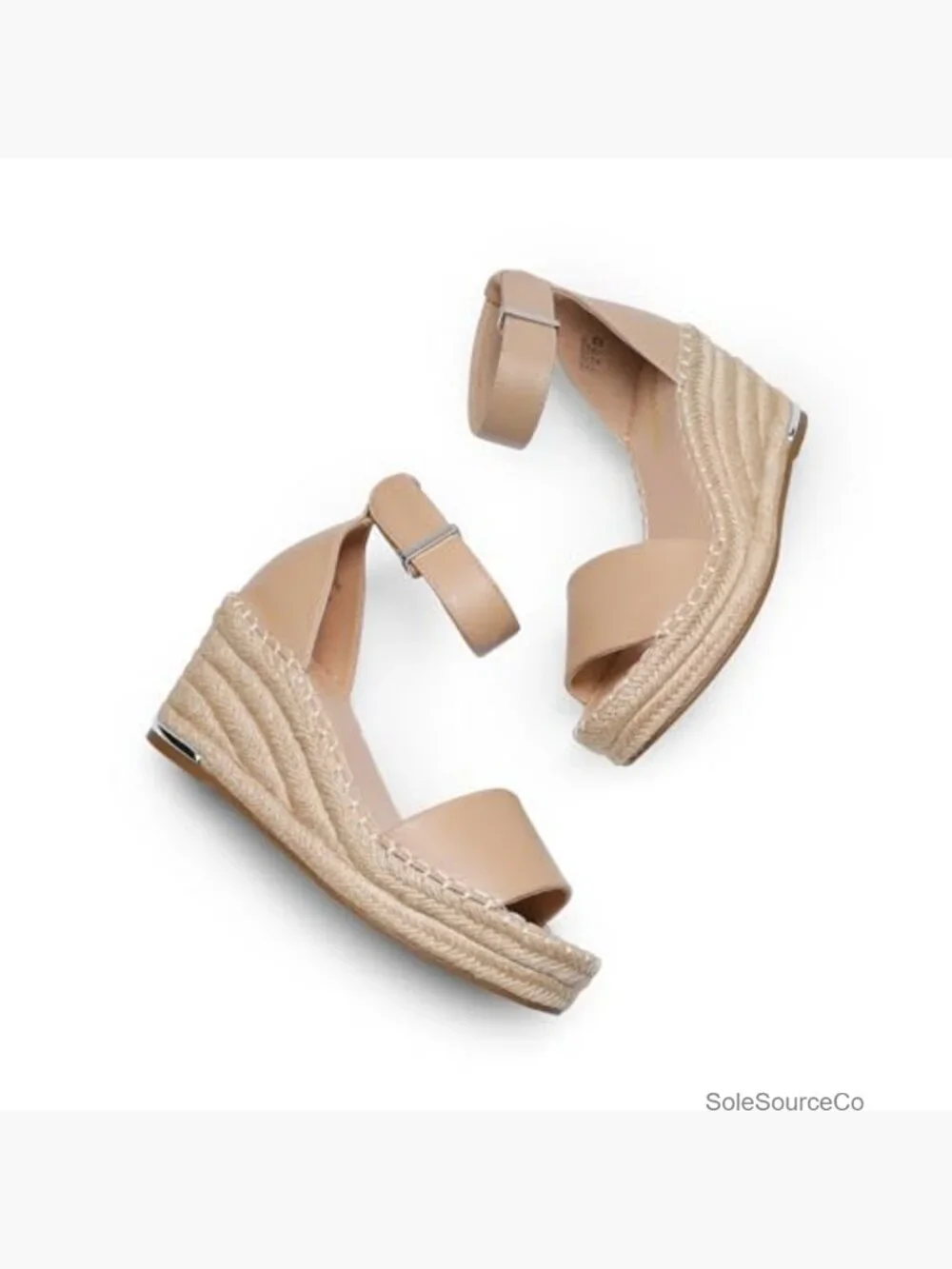 Wedge Platform Espadrille Sandals Open Toe Ankle Strap Summer 3 Inch Heel